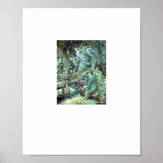 Fairies Fairycore Fashion Aesthetic Goblincore Cot Poster (Voorkant)