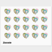 Fairies Familie Sticker Liefde - Mooie x Abhor (Vel)