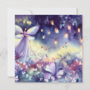 Fairies Garden: Mystieke Fee, een Baby shower Kaart