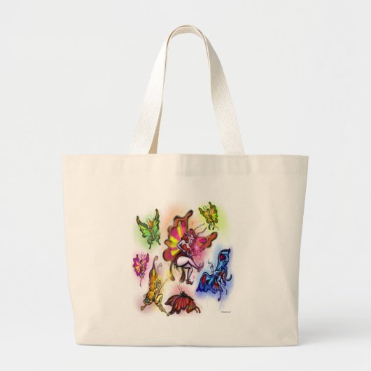 Fairies Grote Tote Bag (Voorkant)