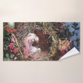 Fairies in a Birds Nest, John Anster Fitzgerald Badhanddoek (Badhanddoek)