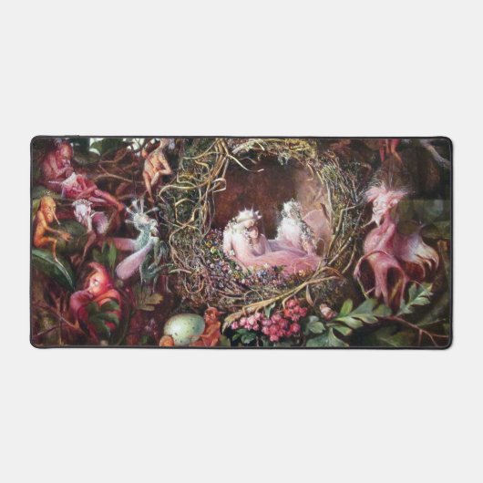 Fairies in a Birds Nest, John Anster Fitzgerald Bureaumat (Voorkant)