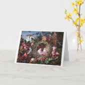 Fairies in a Birds Nest, John Anster Fitzgerald Kaart (Gele Bloem)