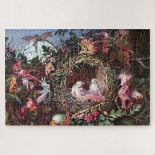 Fairies in a Birds Nest, John Anster Fitzgerald Legpuzzel