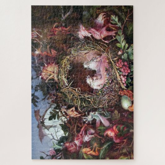 Fairies in a Birds Nest, John Anster Fitzgerald Legpuzzel (Verticaal)
