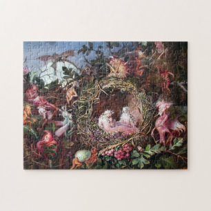 Fairies in a Birds Nest, John Anster Fitzgerald Legpuzzel
