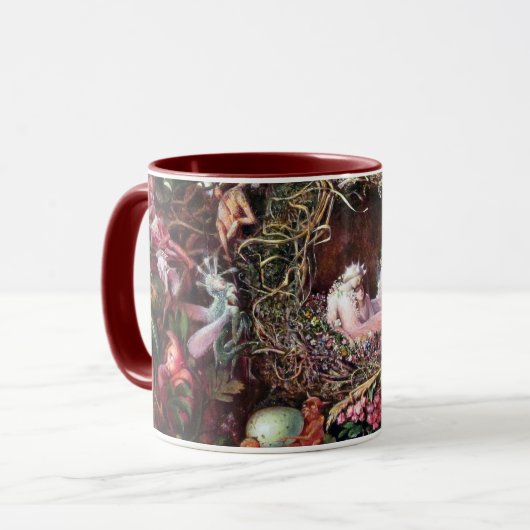 Fairies in a Birds Nest, John Anster Fitzgerald Mok (Voorkant links)