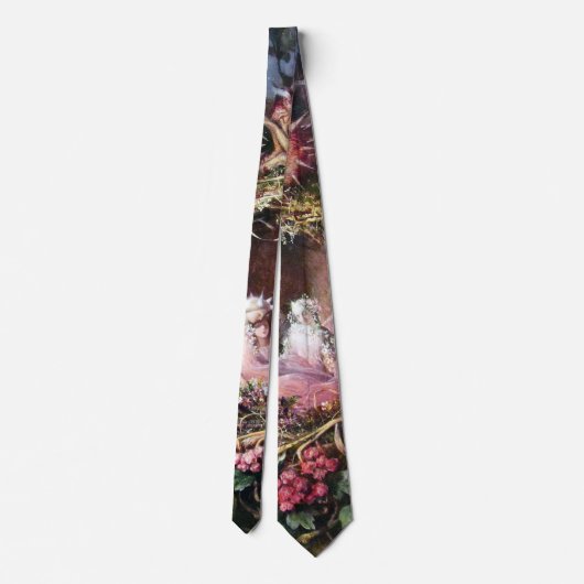 Fairies in a Birds Nest, John Anster Fitzgerald Stropdas (Achterkant)