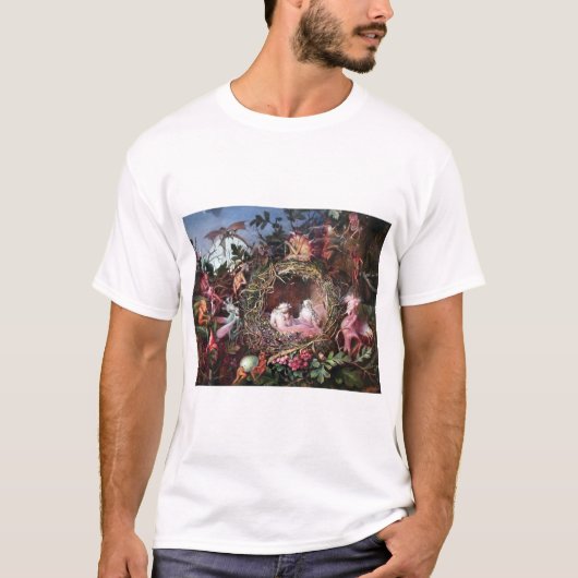 Fairies in a Birds Nest, John Anster Fitzgerald T-shirt (Voorkant)