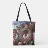 Fairies in a Birds Nest, John Anster Fitzgerald Tote Bag (Achterkant)