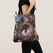 Fairies in a Birds Nest, John Anster Fitzgerald Tote Bag (Dichtbij)
