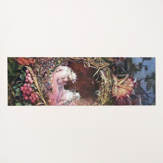 Fairies in a Birds Nest, John Anster Fitzgerald Yogamat (Achterkant (horizontaal))
