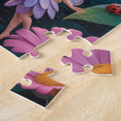 Fairies in a flower garden puzzle legpuzzel (Zijkant)