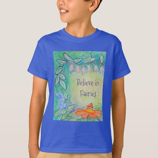 Fairies in de T-shirt van het Kind van de tuin (Voorkant)