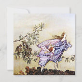 Fairies in de Trees-uitnodigingen Kaart (Voorkant)