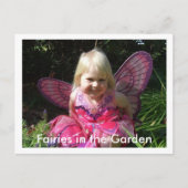 Fairies in de tuin briefkaart (Voorkant)