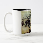 Fairies in de tuin tweekleurige koffiemok (Links)