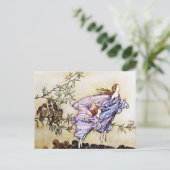 Fairies in het Briefkaart Trees (Staand voorkant)
