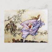Fairies in het Briefkaart Trees (Voorkant)