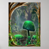 fairies in het hout poster (Voorkant)