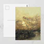 "Fairies in Kensington Gardens" door Arthur Rackha Briefkaart (Voorkant / Achterkant)