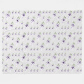 Fairies in mijn tuin fleece deken (Voorkant (Horizontaal))