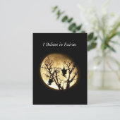 Fairies in Moonlight Briefkaart (Staand voorkant)