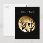 Fairies in Moonlight Briefkaart (Voorkant / Achterkant)
