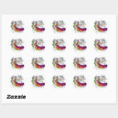 Fairies, Kastelen, Ridders Ronde Sticker (Vel)