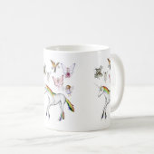 Fairies Kleur de Unicorn Koffiemok (Voorkant rechts)
