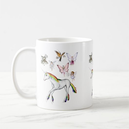 Fairies Kleur de Unicorn Koffiemok (Links)