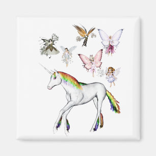 Fairies Kleur de Unicorn Magneet