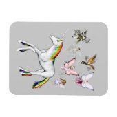 Fairies Kleur de Unicorn Magneet (Horizontaal)