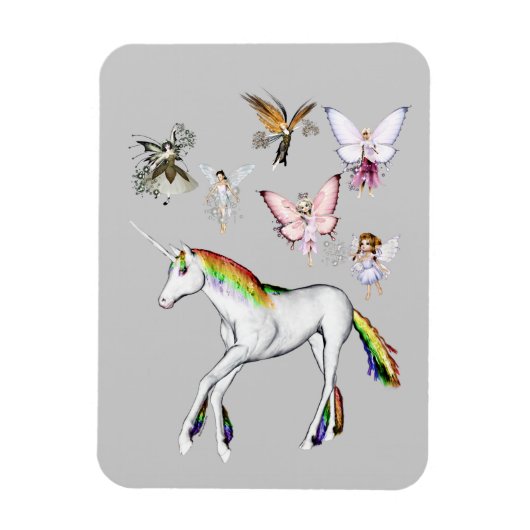 Fairies Kleur de Unicorn Magneet (Verticaal)