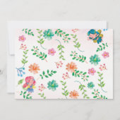 Fairies, Magical Birthday Invitation met foto Kaart (Achterkant)