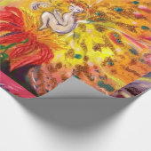 FAIRIES OF DAWN / Fantasy Kerstgroeten Cadeaupapier (Hoek)