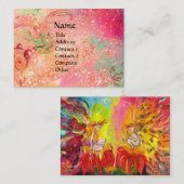 FAIRIES OF DAWN / MAGISCHE FONKELS IN ROZE GOUD BL VISITEKAARTJE (Voorkant / Achterkant)