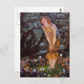 Fairies op een midzomernacht in meisjesdroom briefkaart (Voorkant / Achterkant)