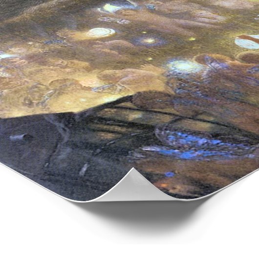 Fairies op Midzomeravond door Edward R. Hughes Poster (Hoek)