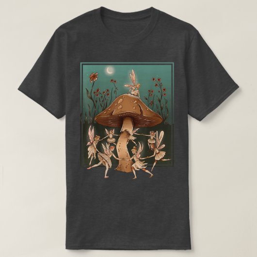 Fairies paddenstoel t-shirt (Design voorkant)