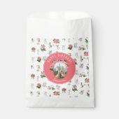 Fairies Pink Floral Mushroom Fairy Castle Verjaard Bedankzakje (Voorkant)