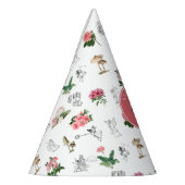 Fairies Pink Floral Mushroom Fairy Castle Verjaard Feesthoedjes (Links)