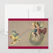 Fairies Riding Bubble Briefkaart (Voorkant / Achterkant)