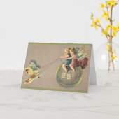 Fairies rijden op een bubbel kaart (Gele Bloem)