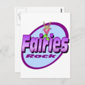 Fairies Rock Briefkaart (Voorkant / Achterkant)
