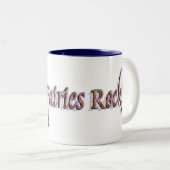 Fairies Rock  Tweekleurige Koffiemok (Voorkant rechts)