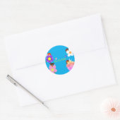 Fairies Ronde Sticker (Envelop)