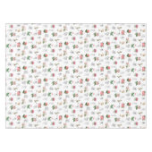 Fairies Roze Bloemen & Paddestoel Fairy Patroon Tafelkleed (Voorkant (Horizontaal))