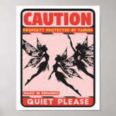 Fairies Sign Poster (Voorkant)