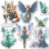 Fairies Sticker Sheet door Michaeline McDonald (Voorkant)